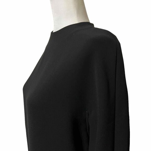 COS** Small Black Tunic Blouse 3/4 sleeve hi low Size 4 Women’s - Picture 5 of 12